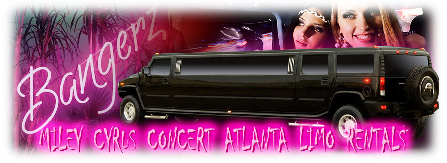 Miley Cyrus Atlanta Concert Limo Services