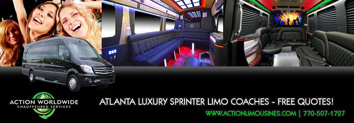 Atlanta Valentine's Day Limo Sprinter Coach Services