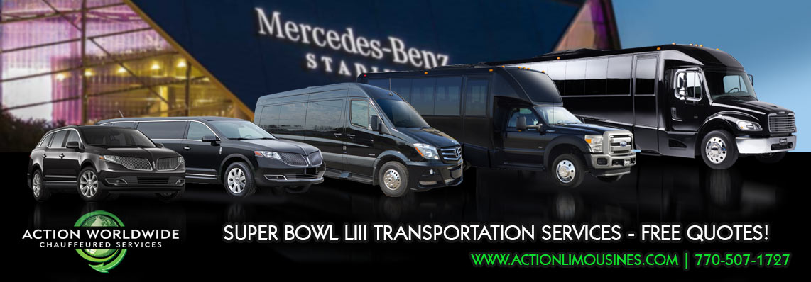 Mercedes-Benz Stadium Super Bowl 2019 Transportation & Limo Services