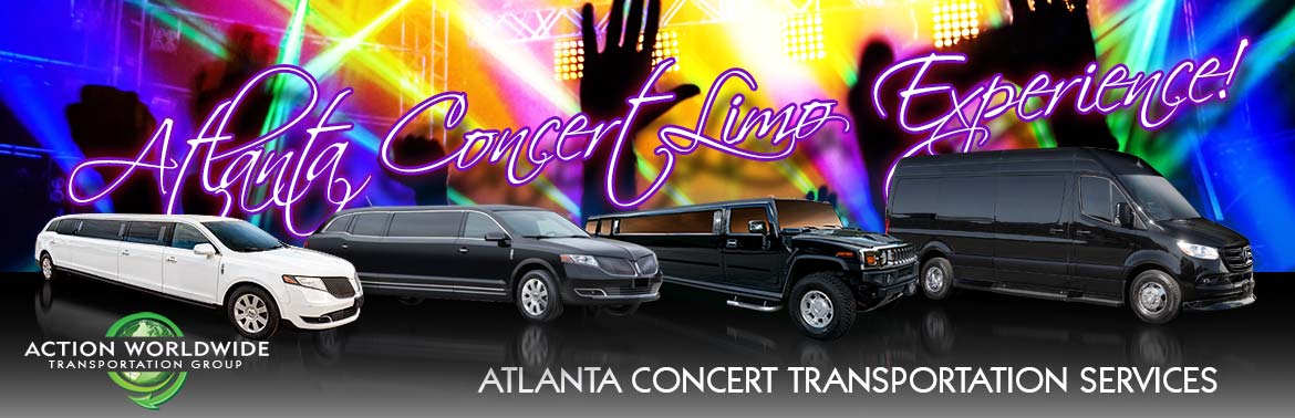 Atlanta Concert Limo Service, Atlanta Concert Transportation, Action Limousines