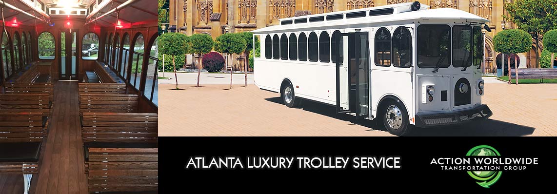 Atlanta Wedding Transportation Service | Atlanta Wedding Trolley Rental | Action Worldwide Transportation Group