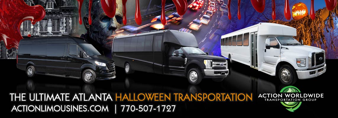 Atlanta Fright Haunted Attraction Limo Service, Atlanta Halloween Party Limo Service