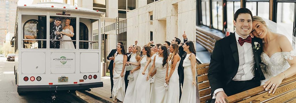 Atlanta Wedding Trolley Transportation Shuttle Service