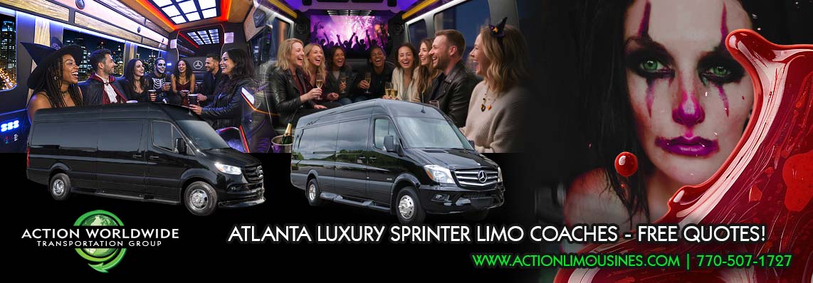 Atlanta Halloween Party Transportation Service, Atlanta Haunted Limo, Atlanta Limo Service